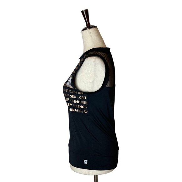 Touch By Alyssa Milano Active Black Sleeveless Angels Baseball Tank Top Size‎ S - Picture 9 of 11